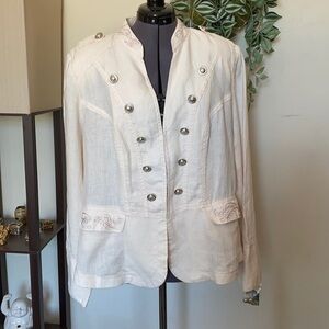 NWOT INC International Concepts off White Blazer for a Polished Look